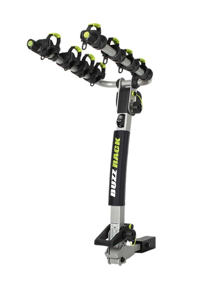 Buzzrack Buffalo 4 Bike Dual Arm Hitch Mount Bike Carrier