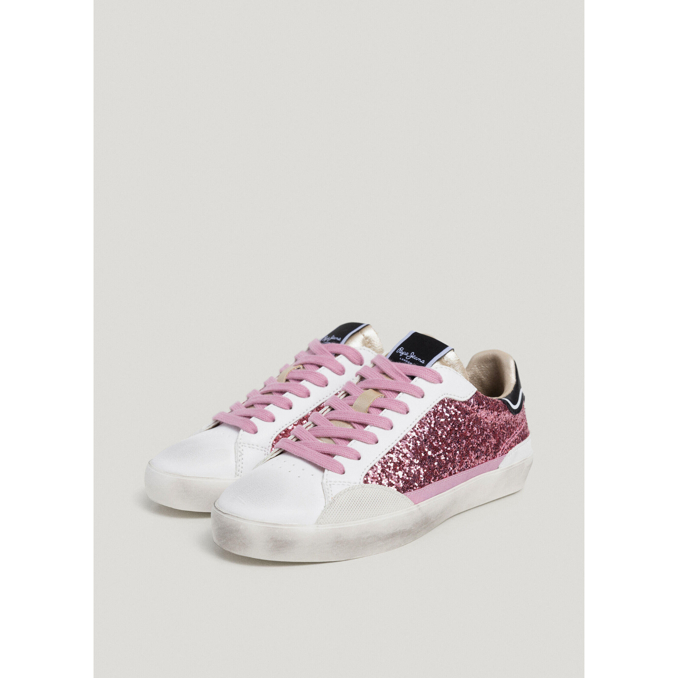 Zapatillas Deportivas Niños Pepe Jeans LANE GLITTER G Blanc 2/6