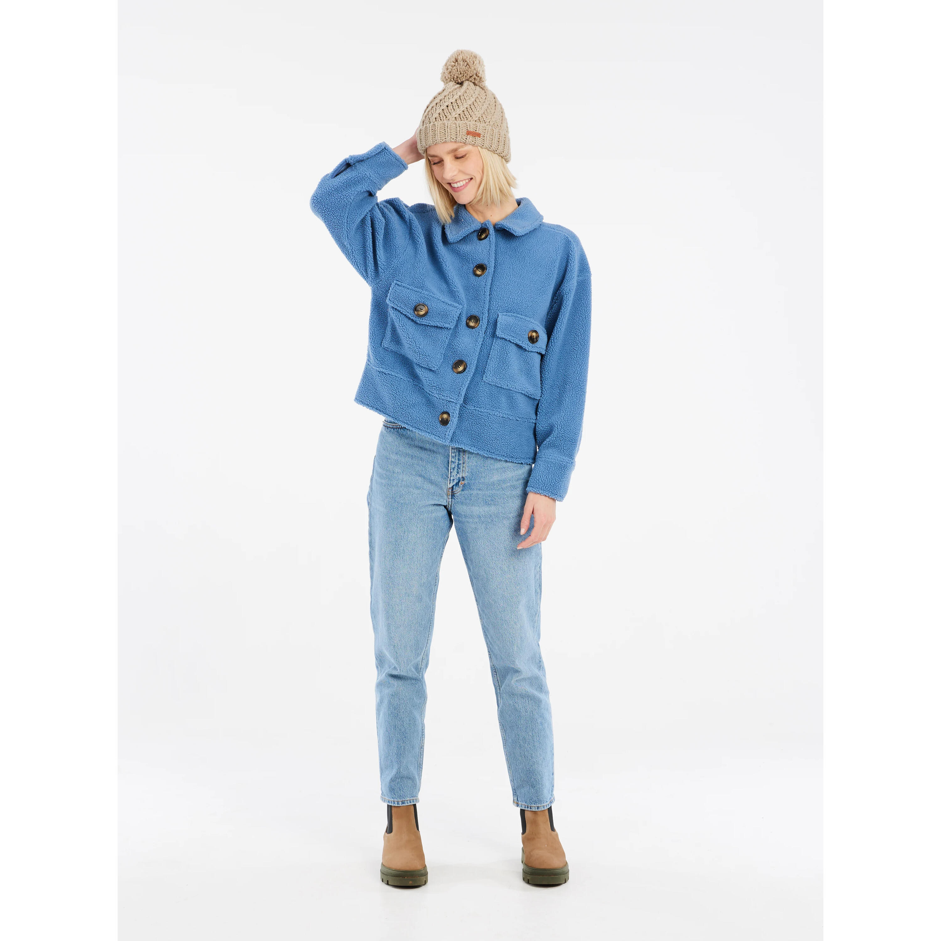 Veste surchemise polaire femme Protest Bond 3/7