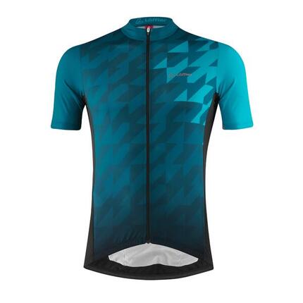 Maillot vélo manches courtes FZ Zack Mid Dark Petrol homme – Bleu