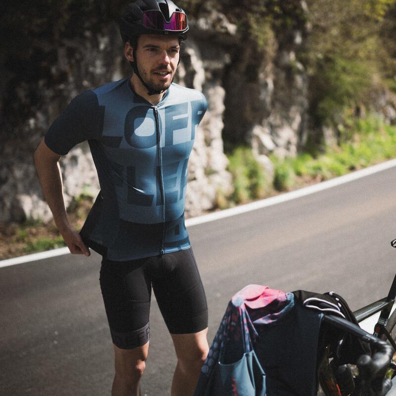 Maillot vélo manches courtes Jersey FZ Signature Mid Dark Petrol homme – Bleu 4/5