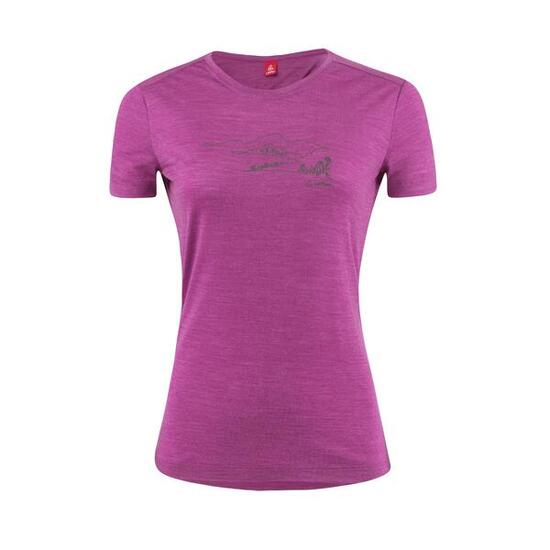 T-Shirt Country Merino - Tencel™ Damen – Lila
