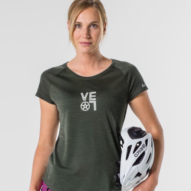 T-shirt Velo Merino - Tencel™ femme - Vert olive 3/5