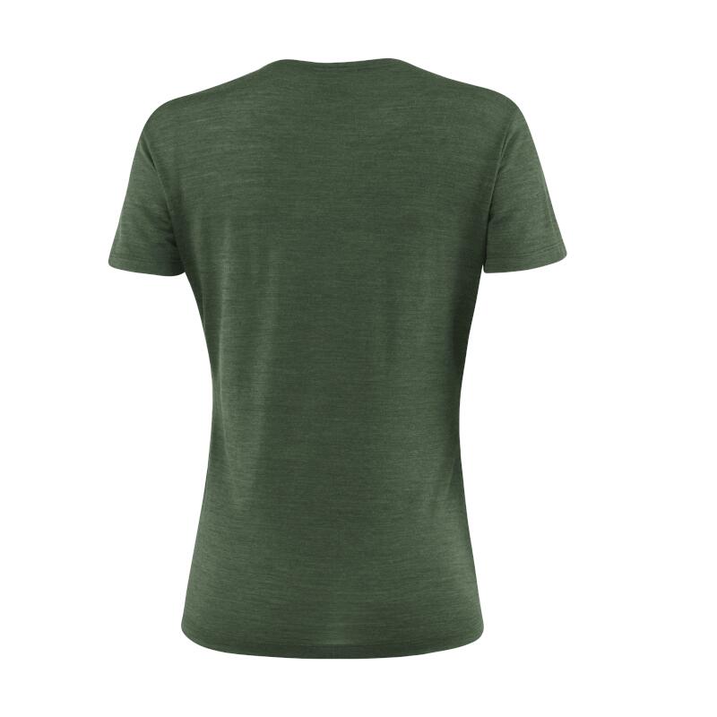 T-shirt Country Merino - Tencel™ femme – Vert olive 2/5