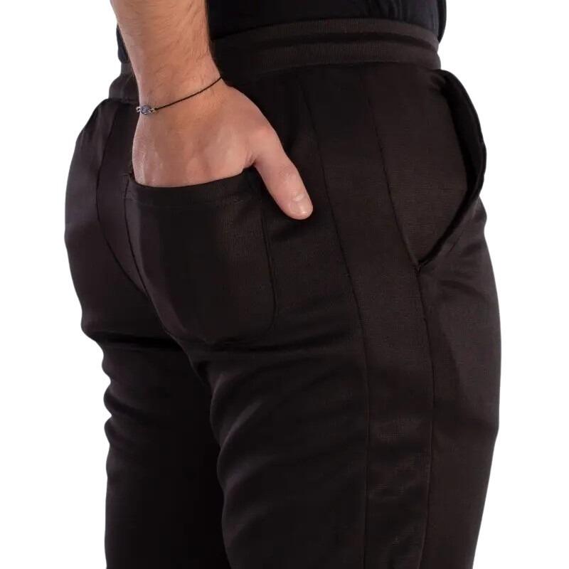 Pantaloni sport slim fit 100% poliester cu talie reglabilă