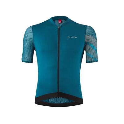 Fietsshirt korte mouwen fz pow air dark petrol heren - blauw