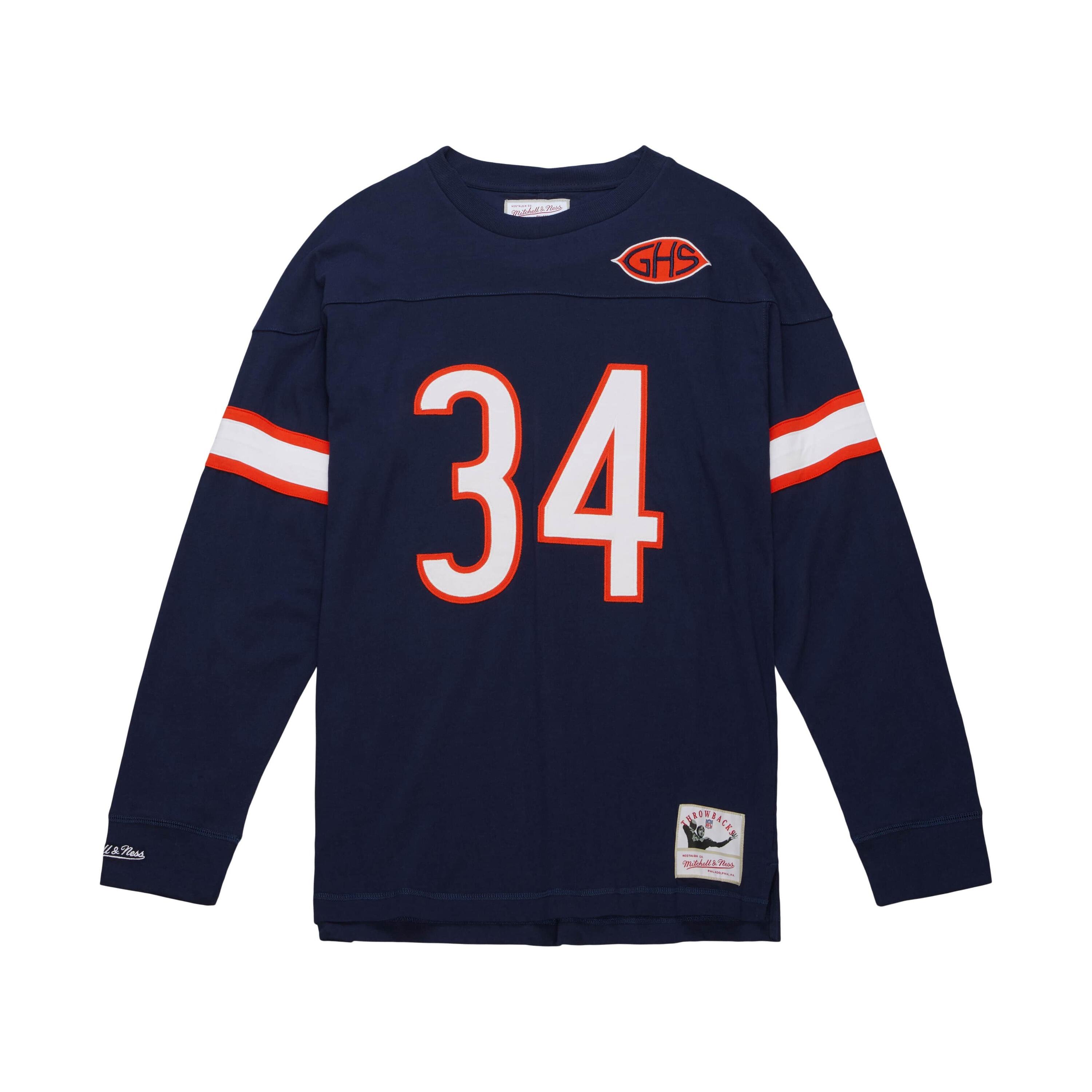 MITCHELL & NESS nfl long sleeve t-shirt Chicago Bears Walter Payton