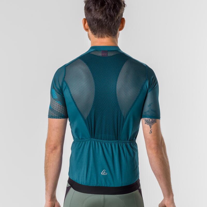 Maillot de cyclisme manches courtes FZ Pow Air Dark Petrol Homme – Bleu 4/5