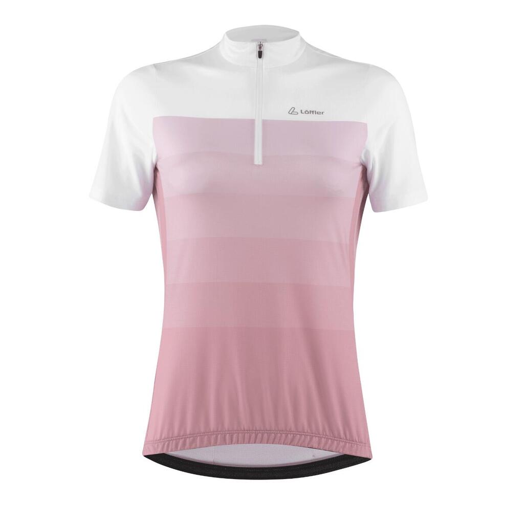 Cycling jersey short sleeves HZ Rainbow Mid Rosanne women - Pink