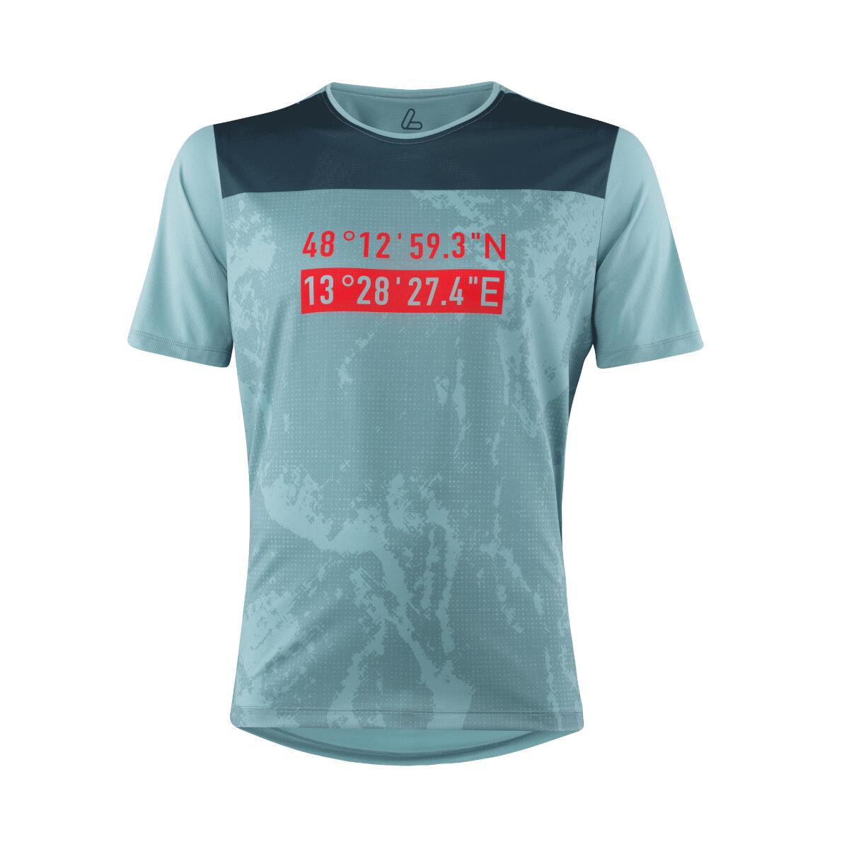 Loeffler - Maillot De Vélo Manches Courtes Mtb T-shirt Roots Titan Homme – Bleu - Maillot Manches Courtes - Bleu - 54 - Decathlon