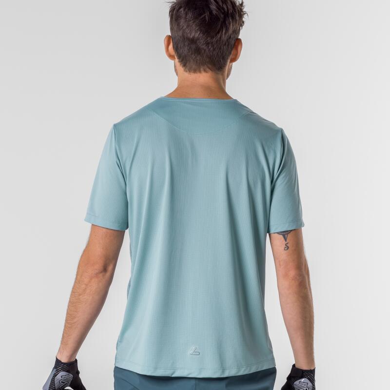 Maglia da ciclismo a maniche corte MTB T-Shirt Roots Titan uomo – Blu 4/5