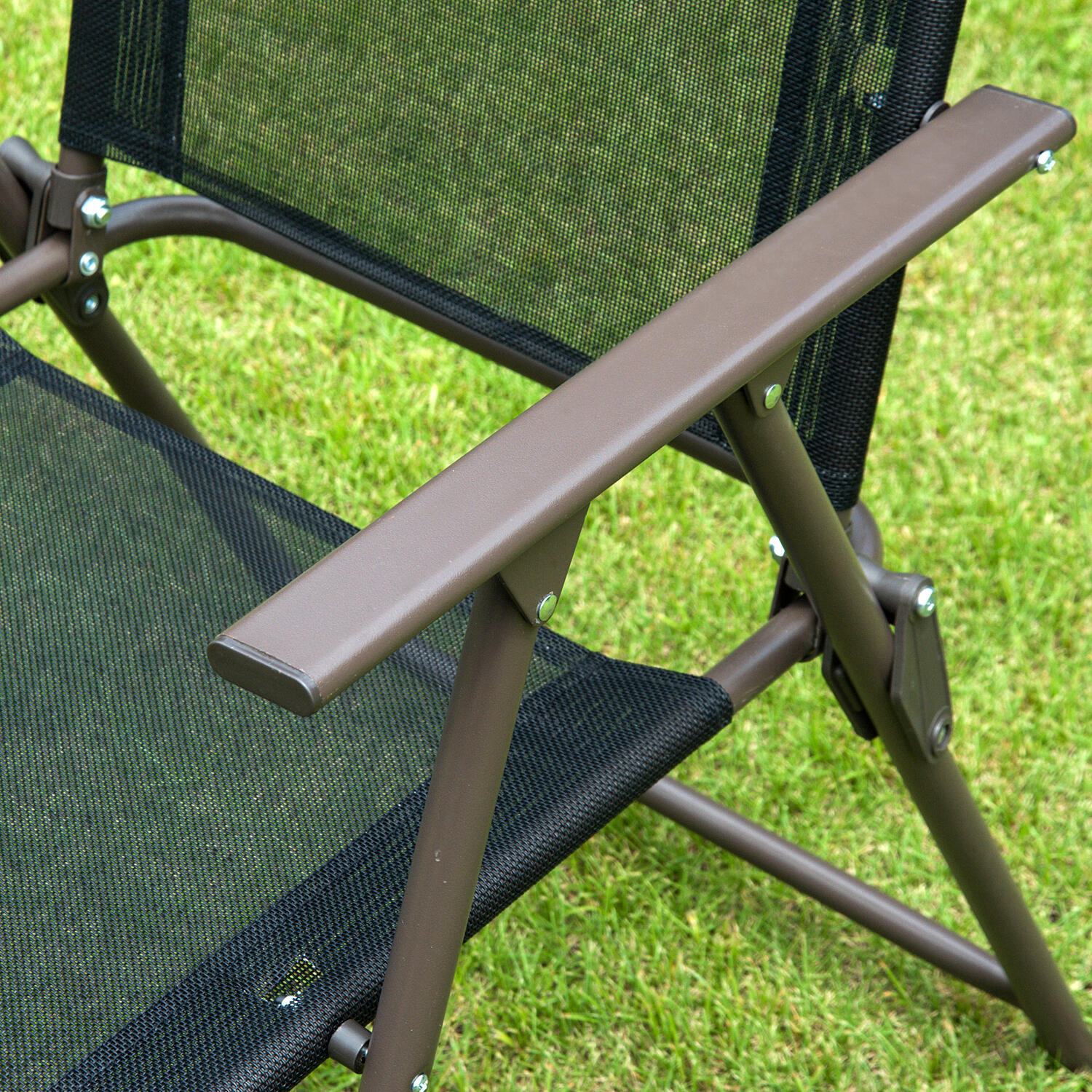 Conjunto de Móveis de Jardim Outsunny 80x80x69.5 cm Preto 5/7