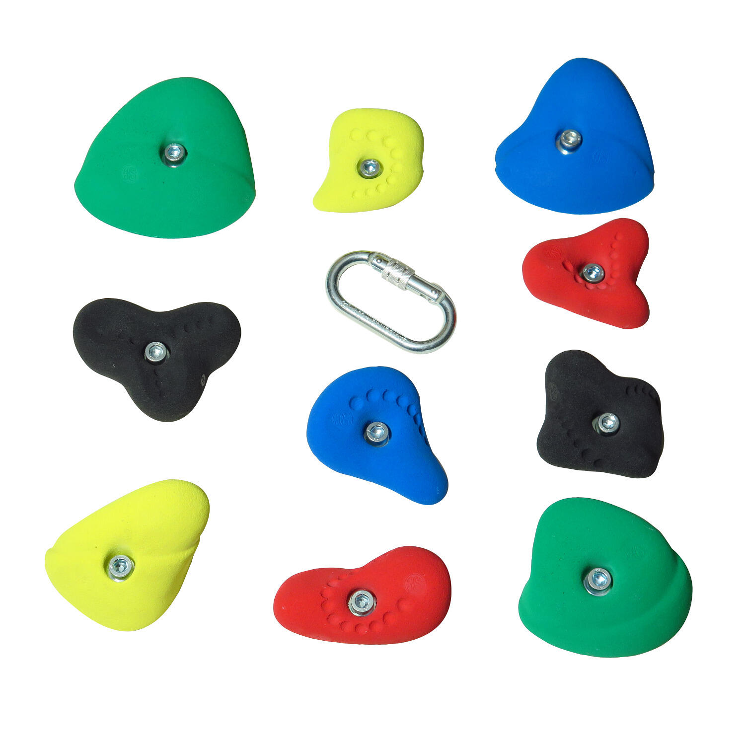 Kletterwand für Sprossenwand inkl. Klettergriff-Set Kinder Fitnesstraining 2/3