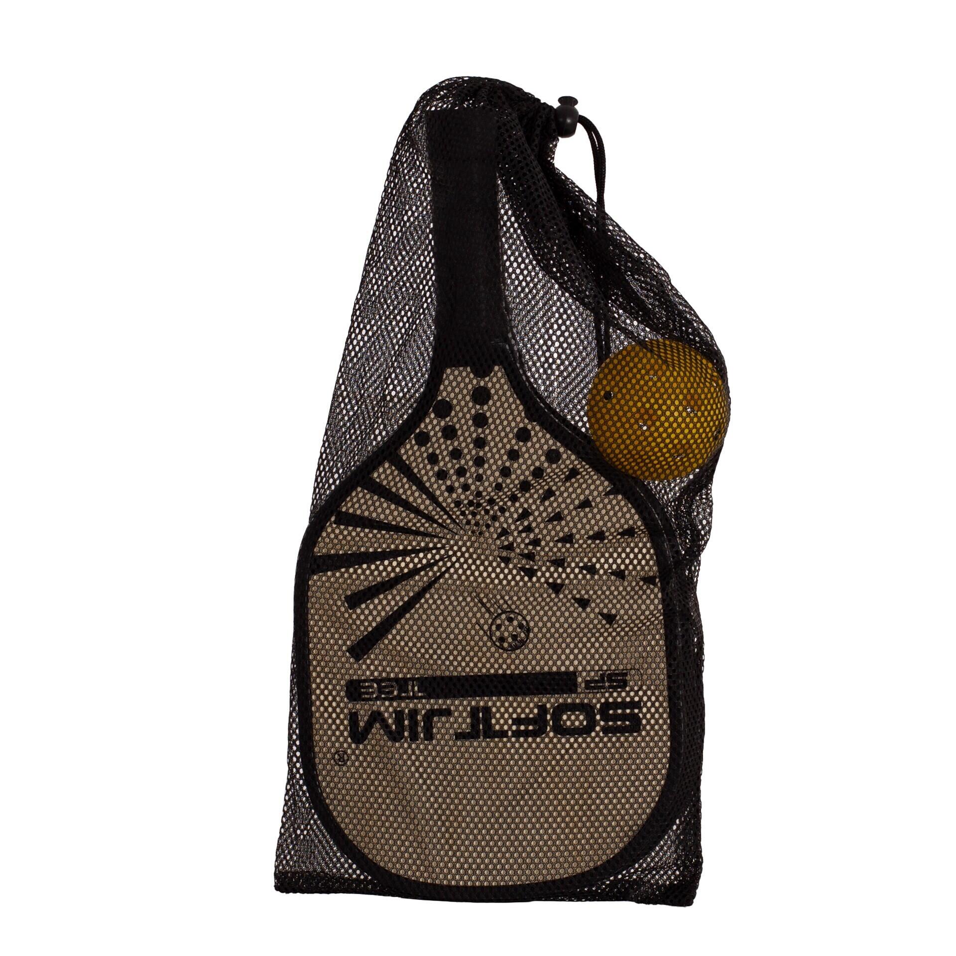 SET DI RACCHETTE DA PICKLEBALL IN LEGNO CON PALLA E COPERTURA 7/7