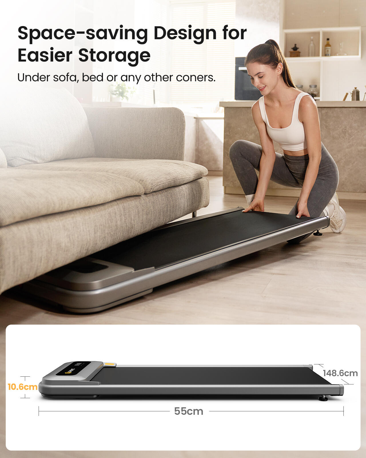 Cinta de caminar U1 Grey Edition 5/5