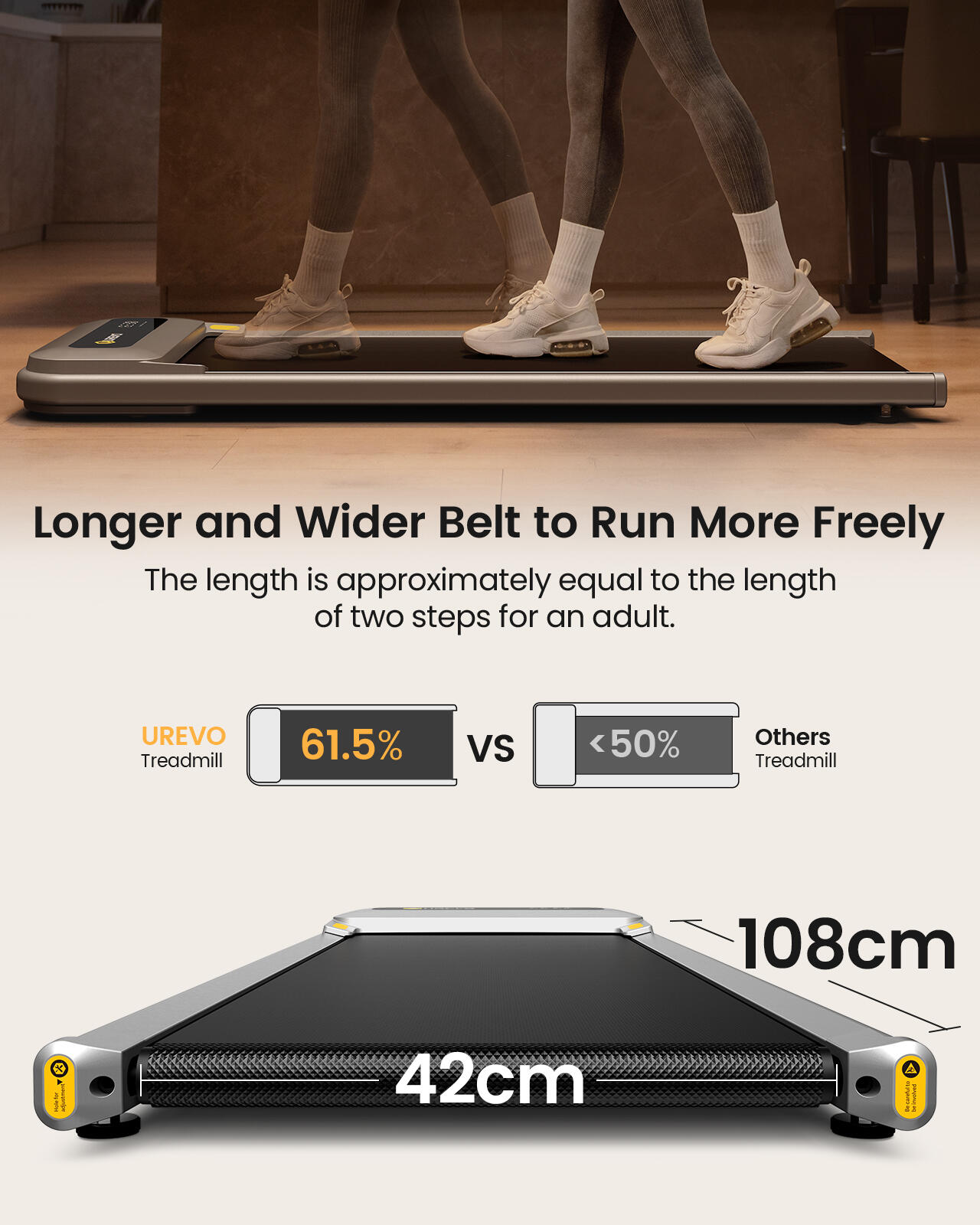 Cinta de caminar U1 Grey Edition 4/5
