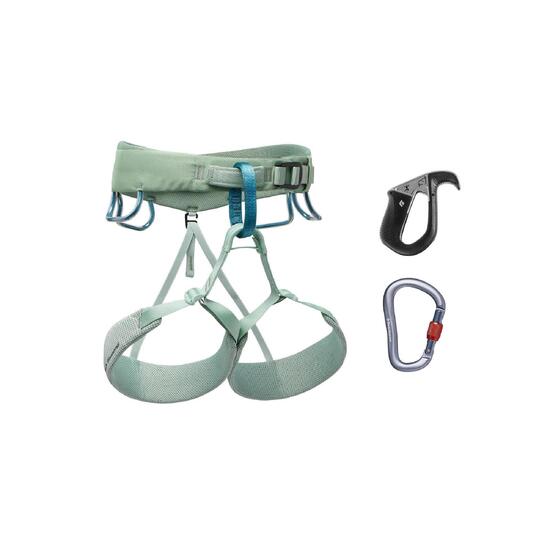 Zestaw Black Diamond Momentum Harness Pilot Package Women's