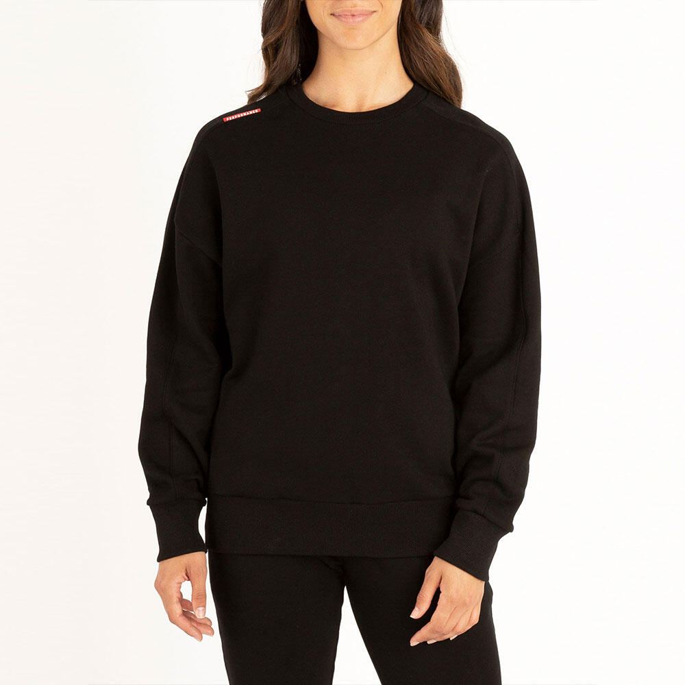 LUKE 1977 Raise Curved Hem Sweatshirt