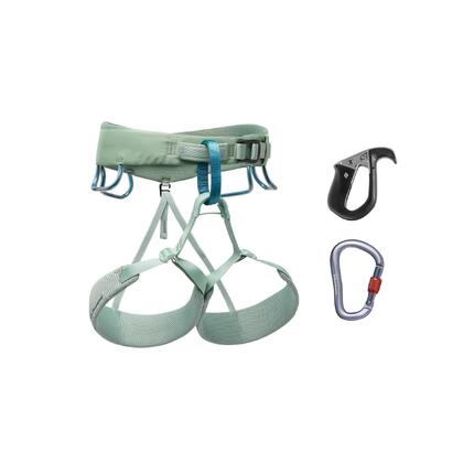 Zestaw Black Diamond Momentum Harness Pilot Package Women's