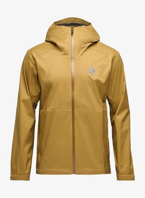 Heren regenjas black diamond fineline stretch shell