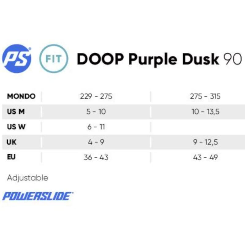 Kolečkové brusle Powerslide Doop 90