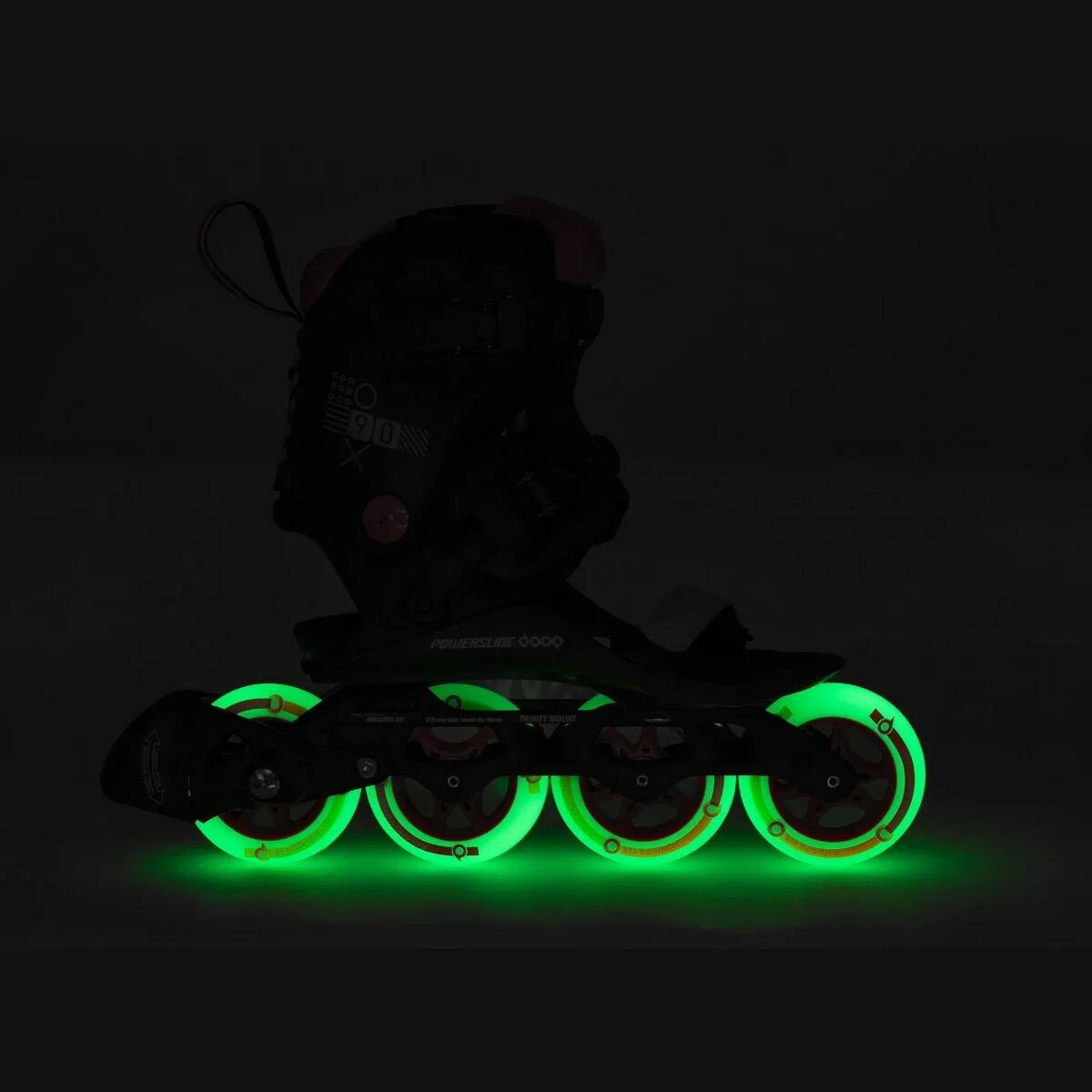 Rolki Powerslide Doop Purple Dusk 90  Urban Rekreacja Damskie 7/7