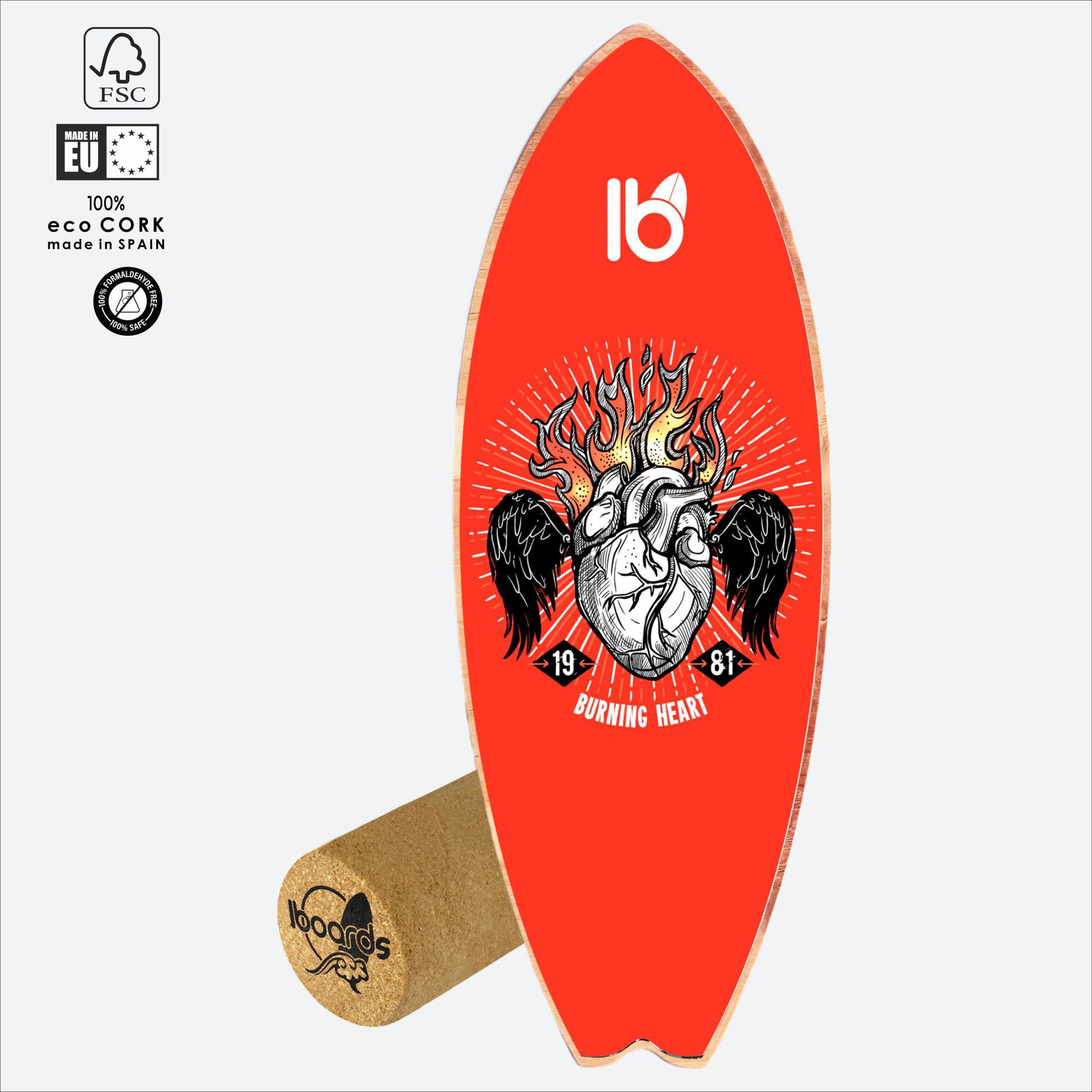 IBOARDS Balance Board IBOARDS Fire – Tabla de equilibrio surf