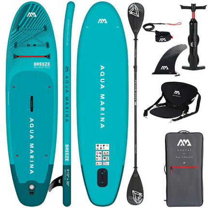 Aqua Marina Breeze aufblasbares SUP Board 300 cm Blau + COMBO
