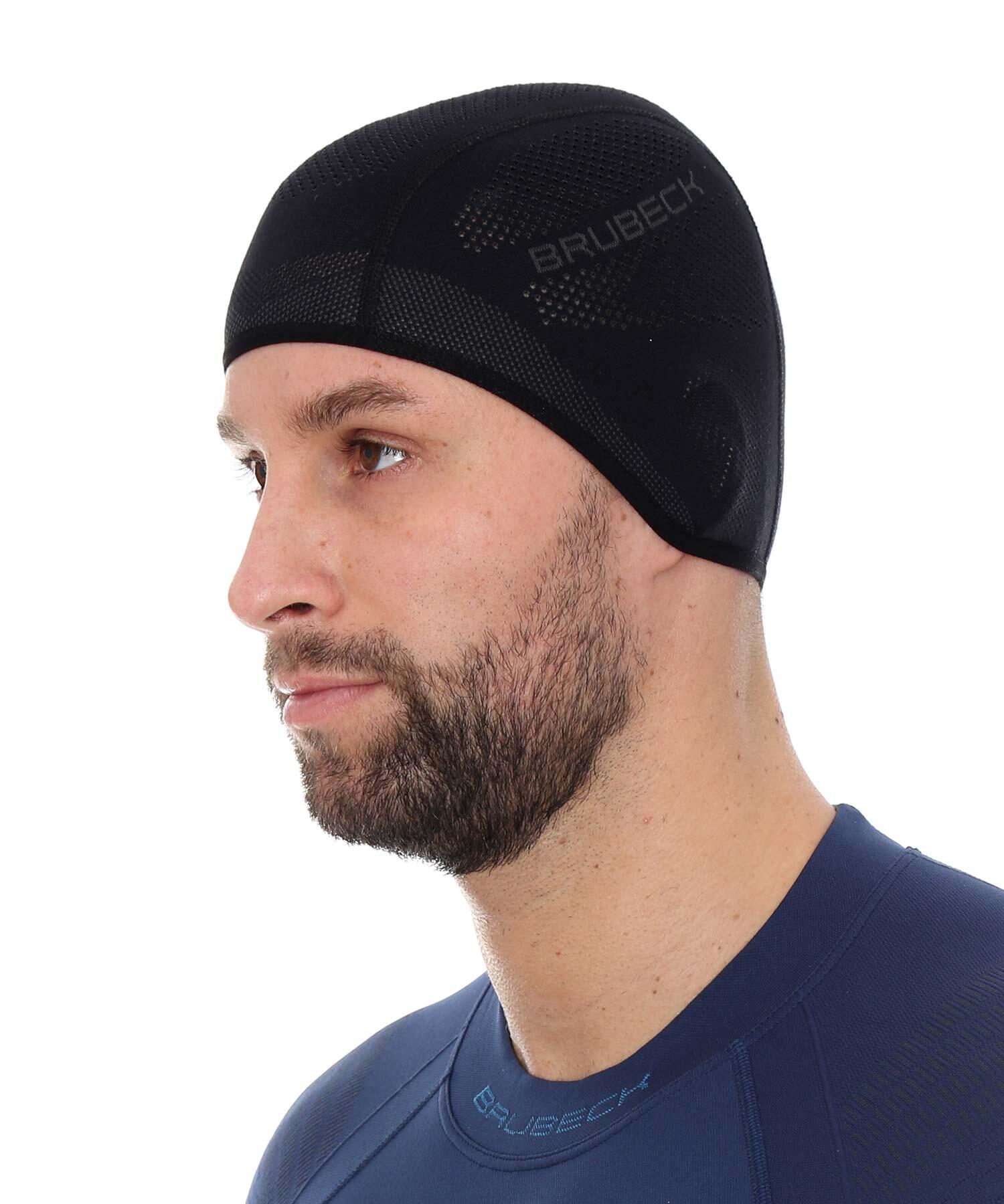 Czapka treningowa pod kask unisex Brubeck 3/4