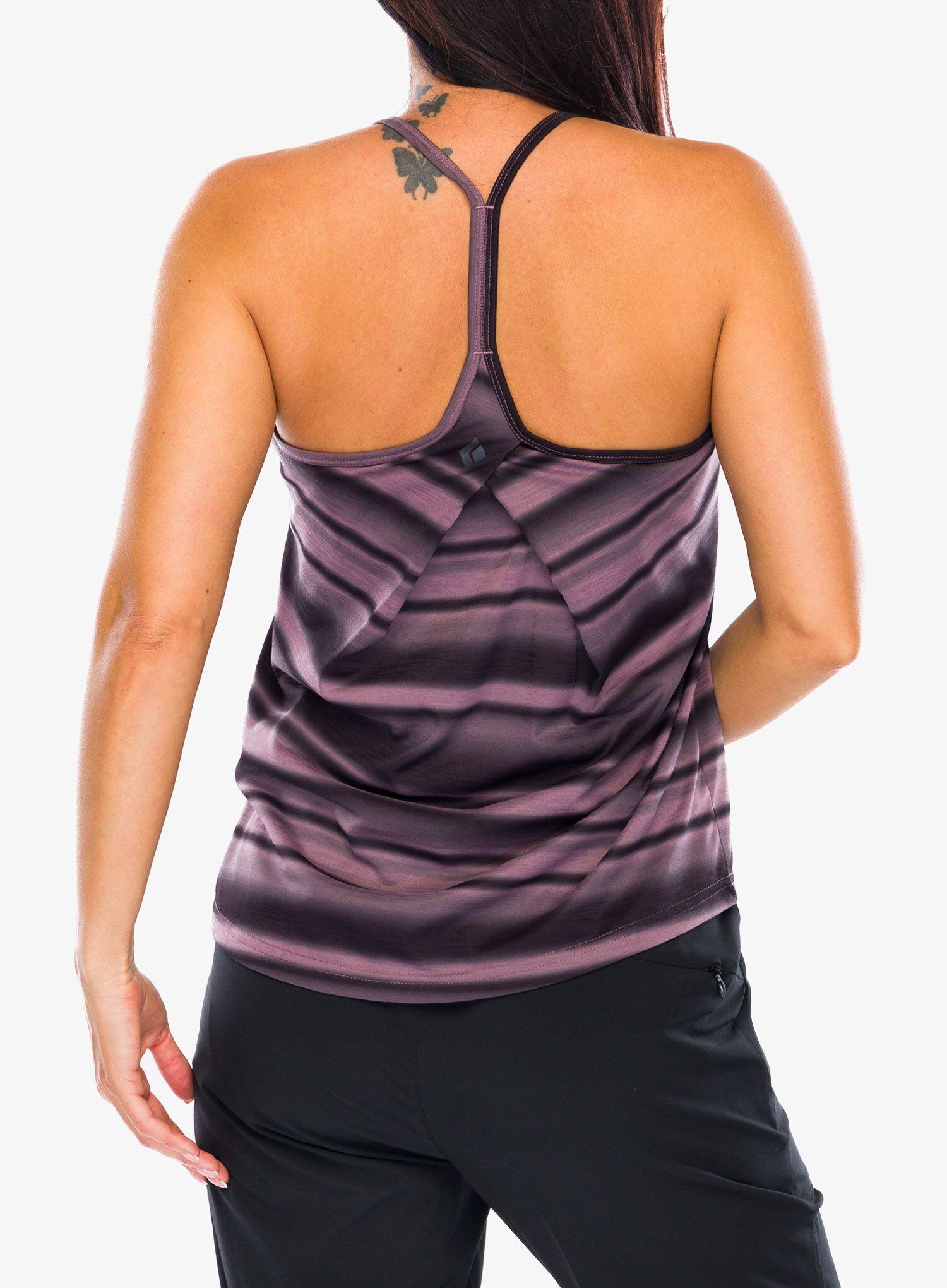 Canotta da trekking donna Black Diamond Integrale mulberry stripe 2/5