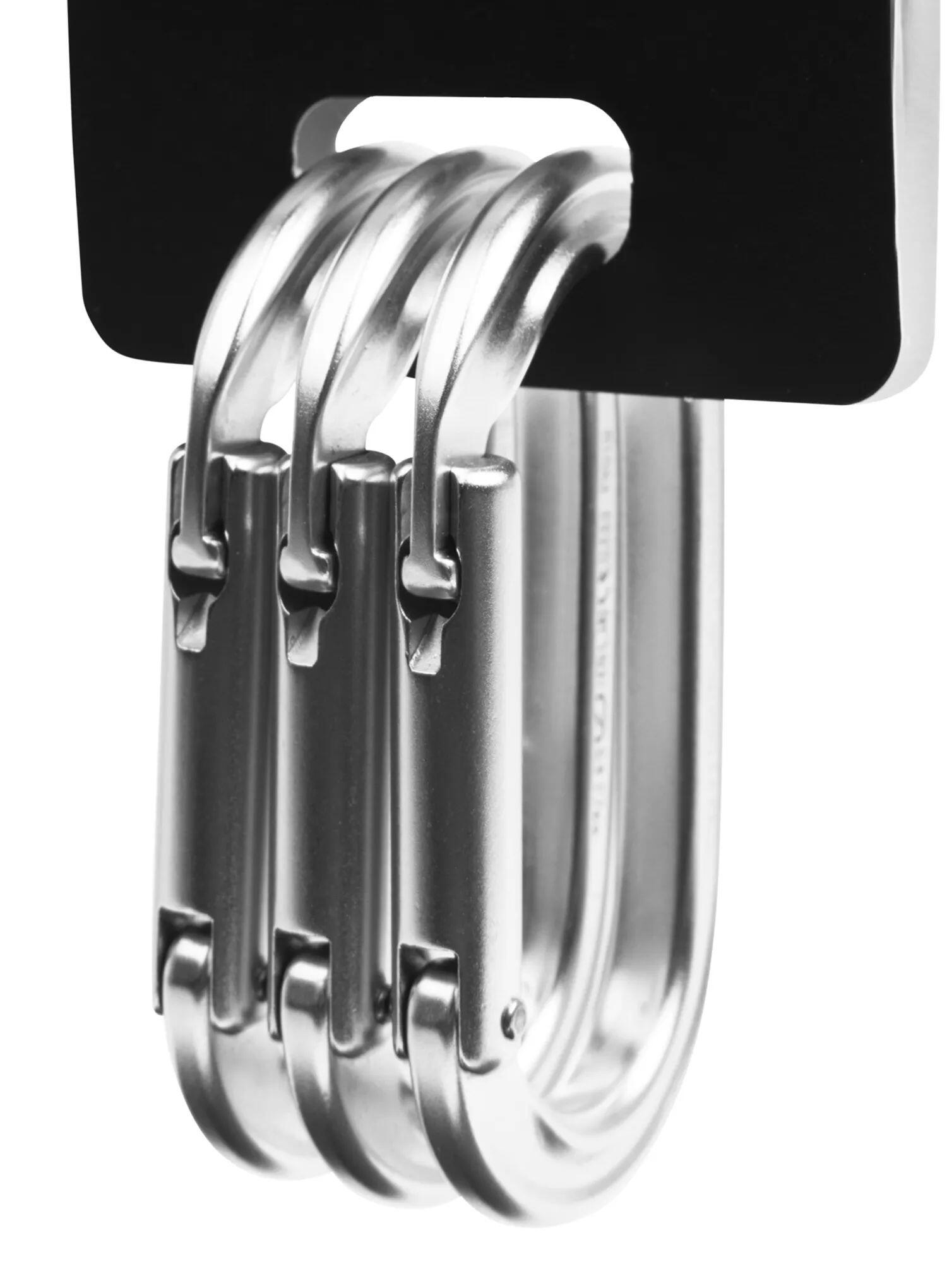 Karabinki Black Diamond Oval Keylock Carabiner 3-Pack - polished 2/2