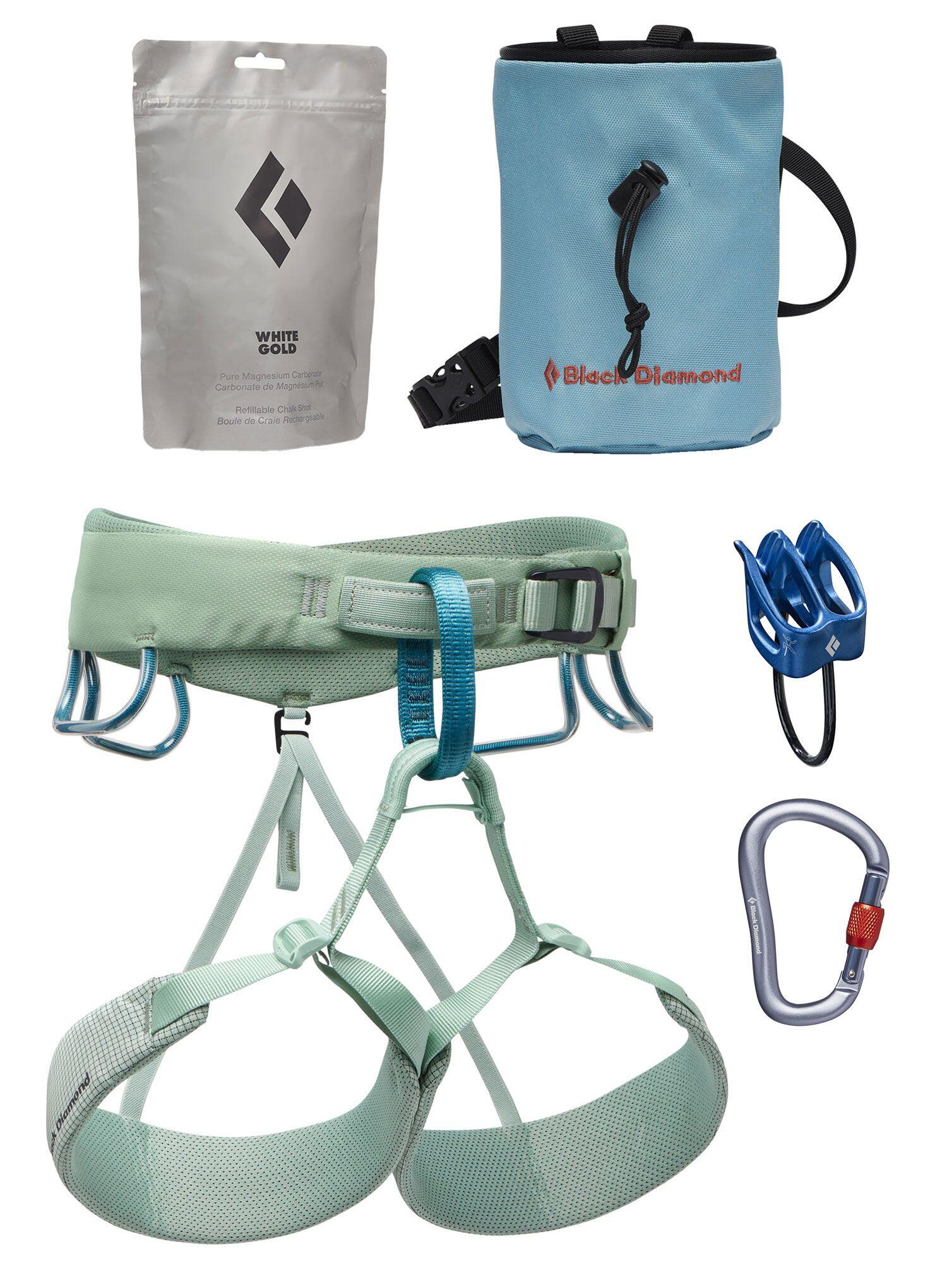 Zestaw Black Diamond Momentum Harness Package Women's 1/3