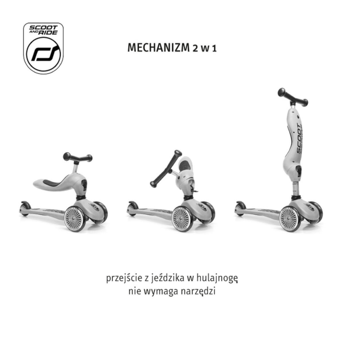 Trottinette 2-en-1 avec siège & 3 roues - Highwaykick 1 Forêt 7/7