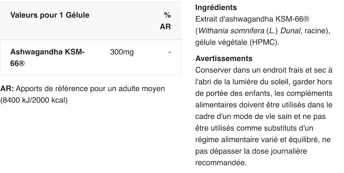 Ashwagandha - 60 Capsule 2/3