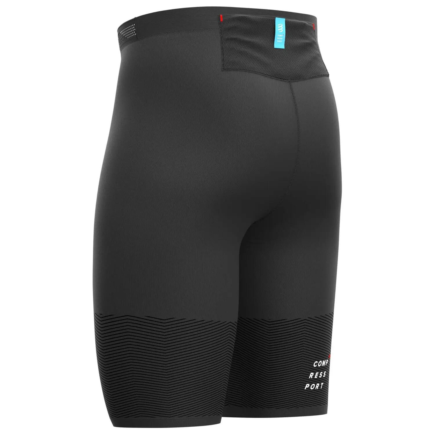 Short Trail Under Control Femme Compressport microfibre noir 4/7