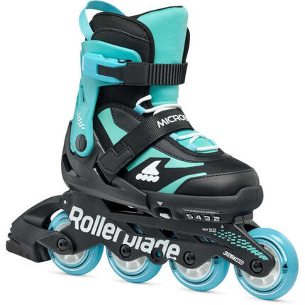 ROLLERBLADE MICROBLADE, BLEU NUIT/ ORANGE CHAUD, 36.5-40.5
