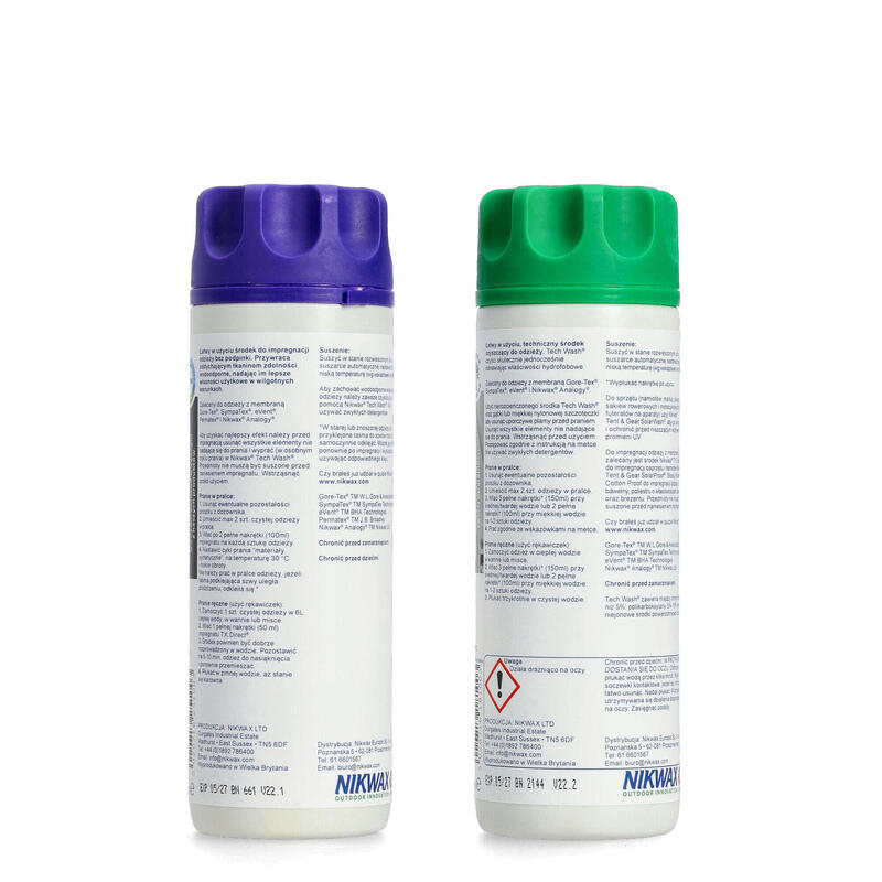 Lessive + imperméabilisant pour textiles membranés ou non TWIN PACK 300ml