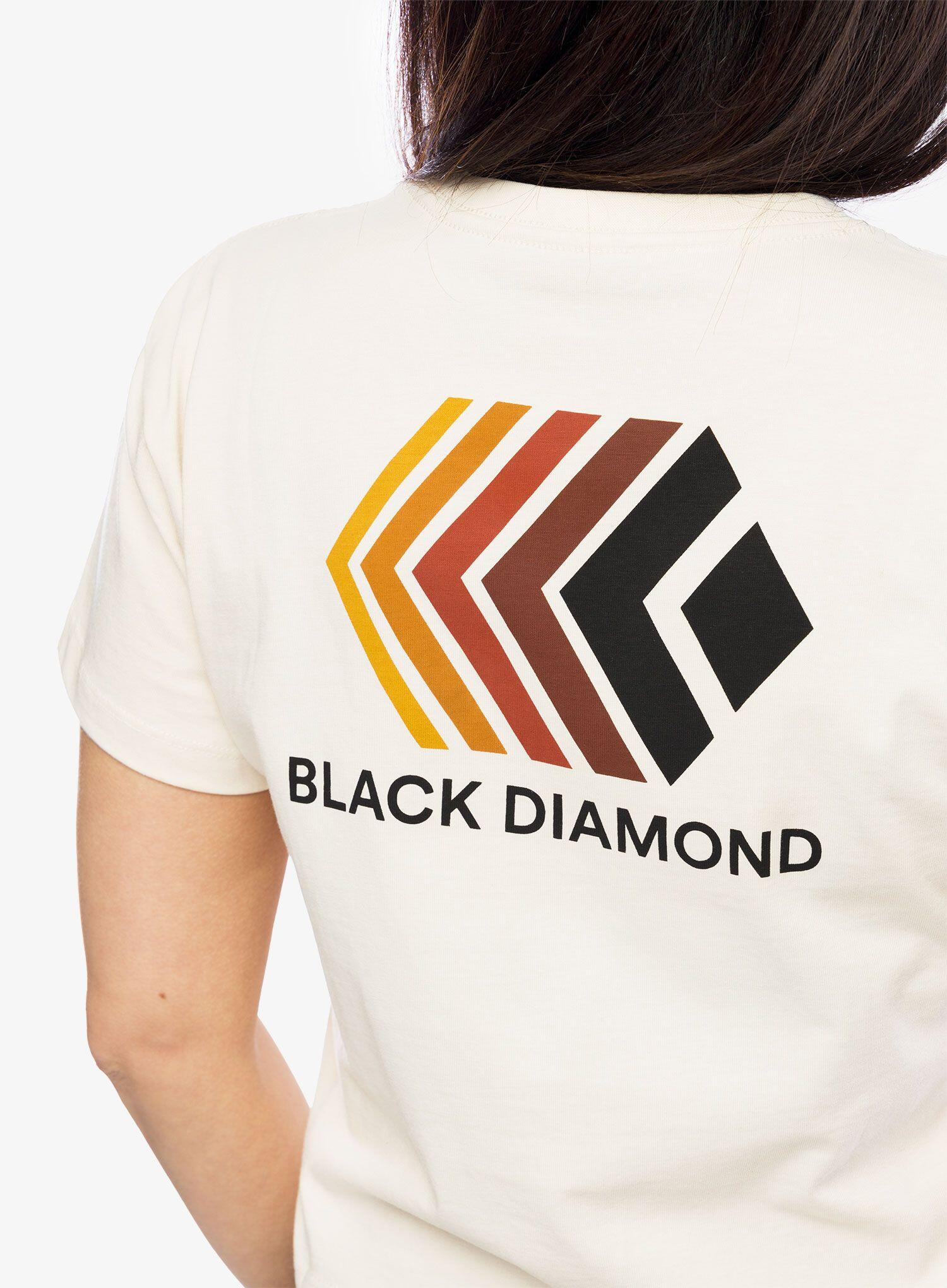 Koszulka z nadrukiem damska Black Diamond Faded Crop SS Tee 5/6