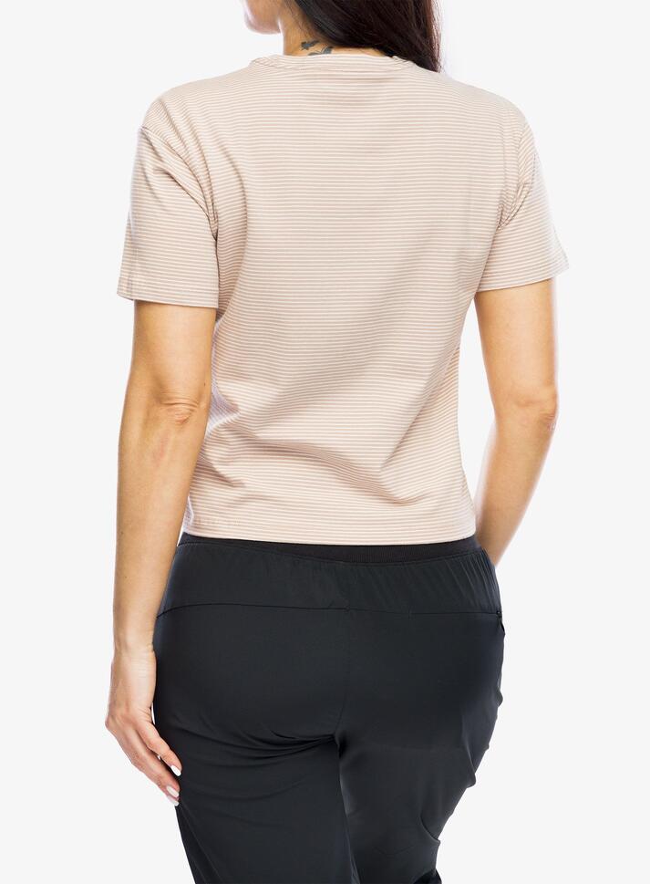 Koszulka bawełniana damska Black Diamond BD Stripe SS Tee