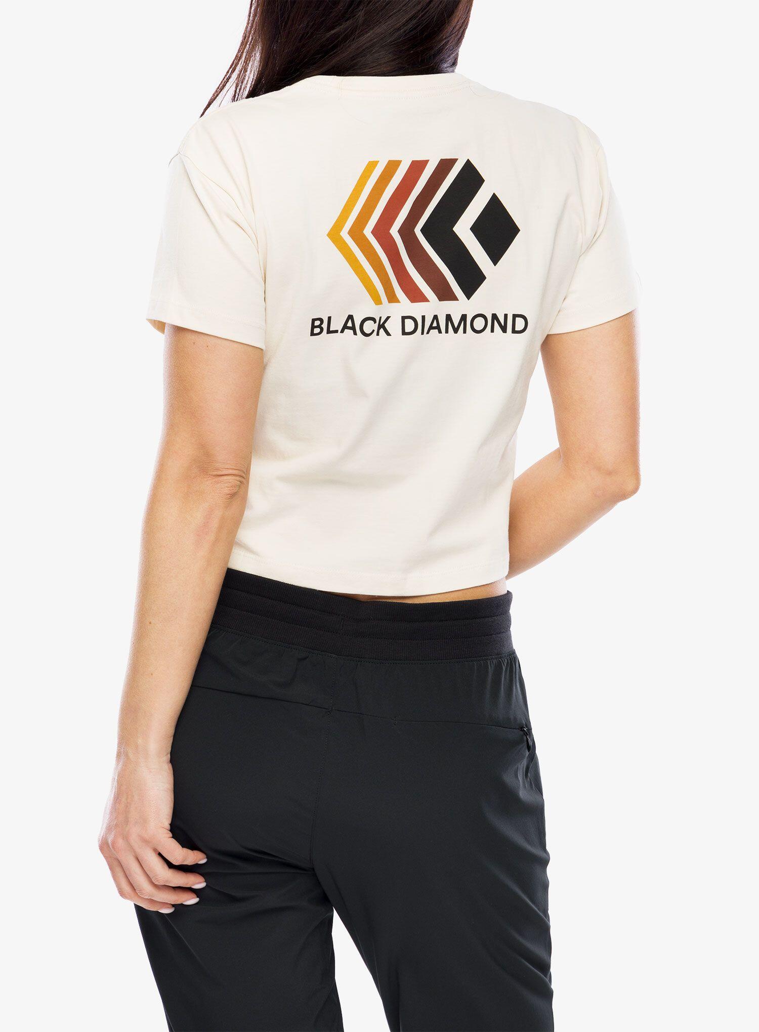 Koszulka z nadrukiem damska Black Diamond Faded Crop SS Tee 4/6