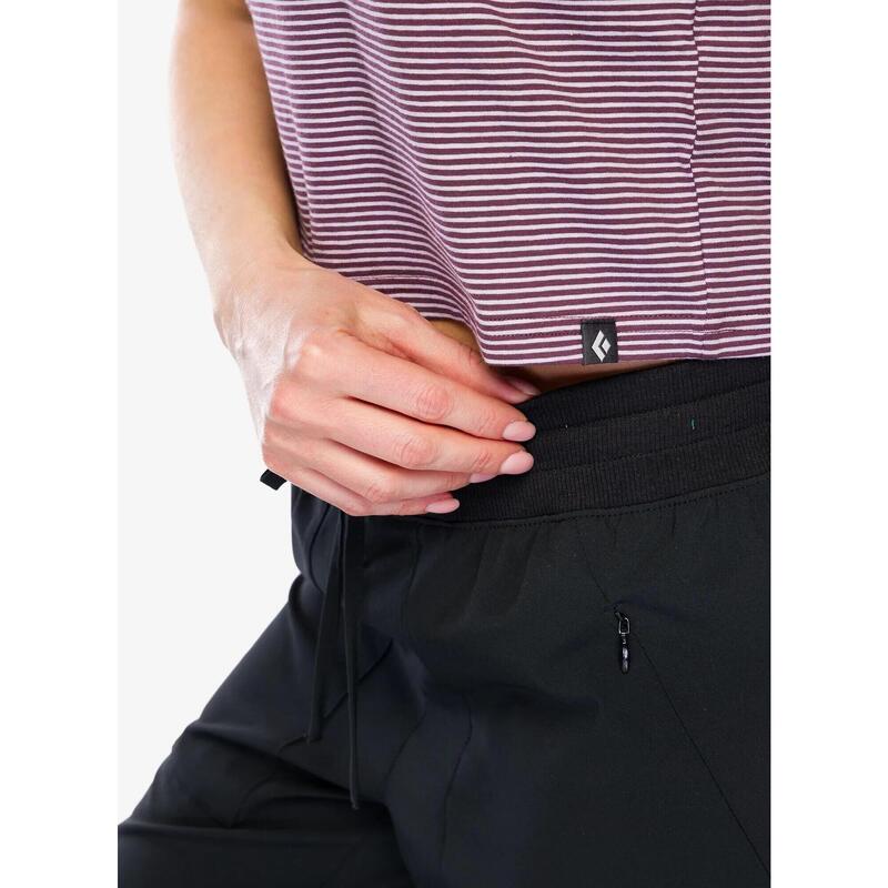 Koszulka bawełniana damska Black Diamond BD Stripe SS Tee