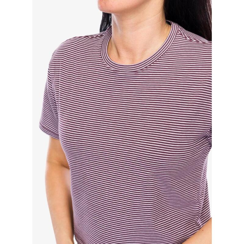 Koszulka bawełniana damska Black Diamond BD Stripe SS Tee