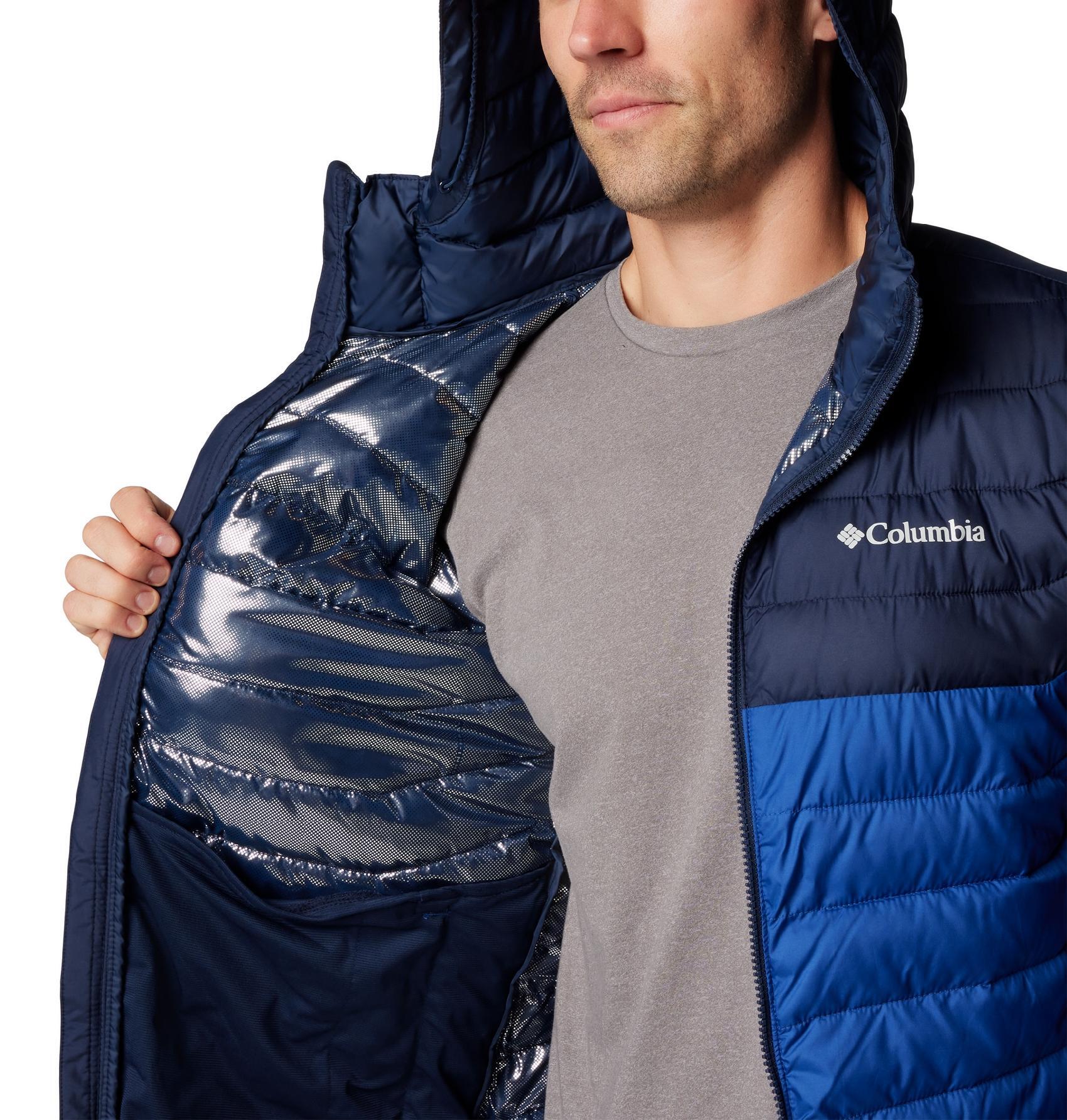 Casaco Columbia Powder Lite II com capuz para homem 7/7
