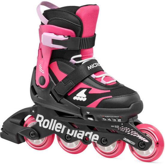 Rolki Rollerblade Microblade Black Pink Junior