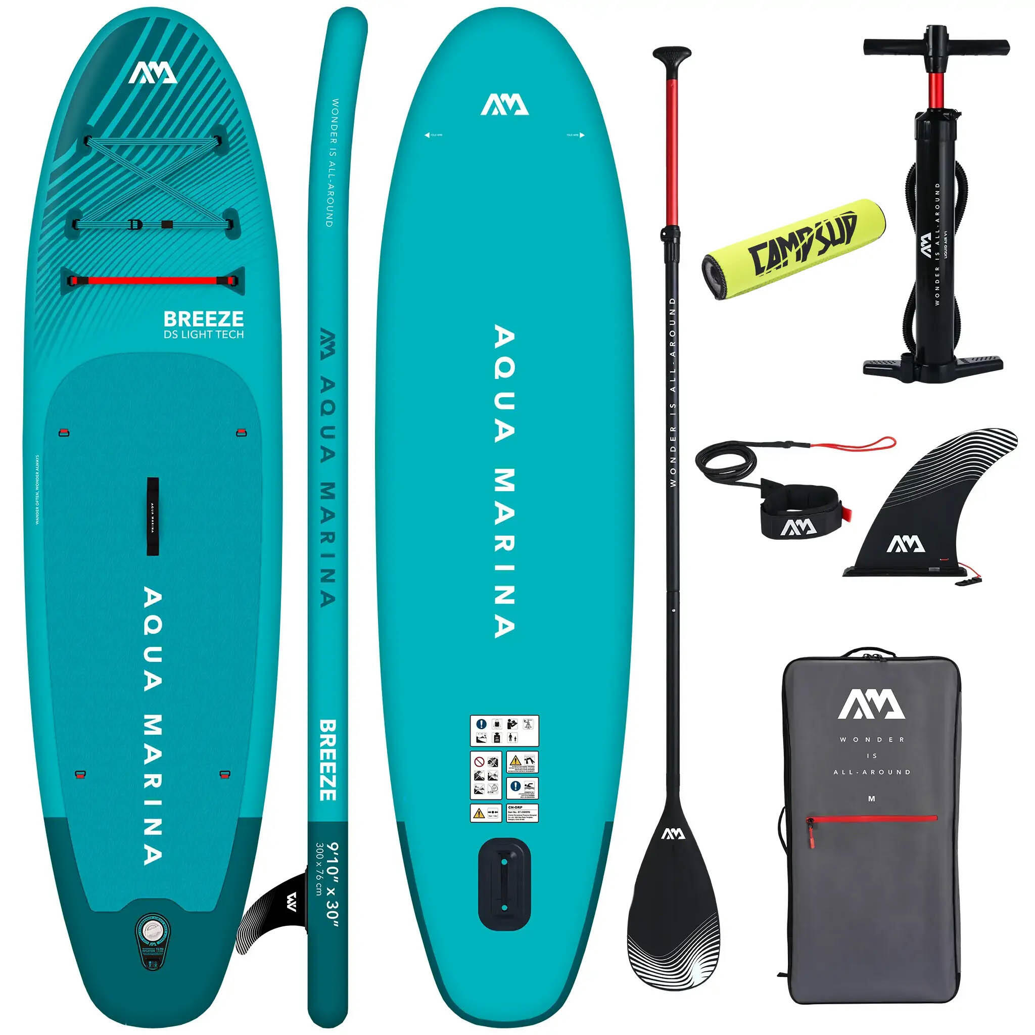 AQUA MARINA Nafukovací SUP Aqua Marina Breeze 300 cm + pádlová bójka