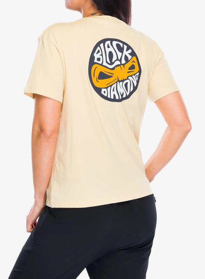 Koszulka bawełniana damska Black Diamond Rope Badge SS Tee
