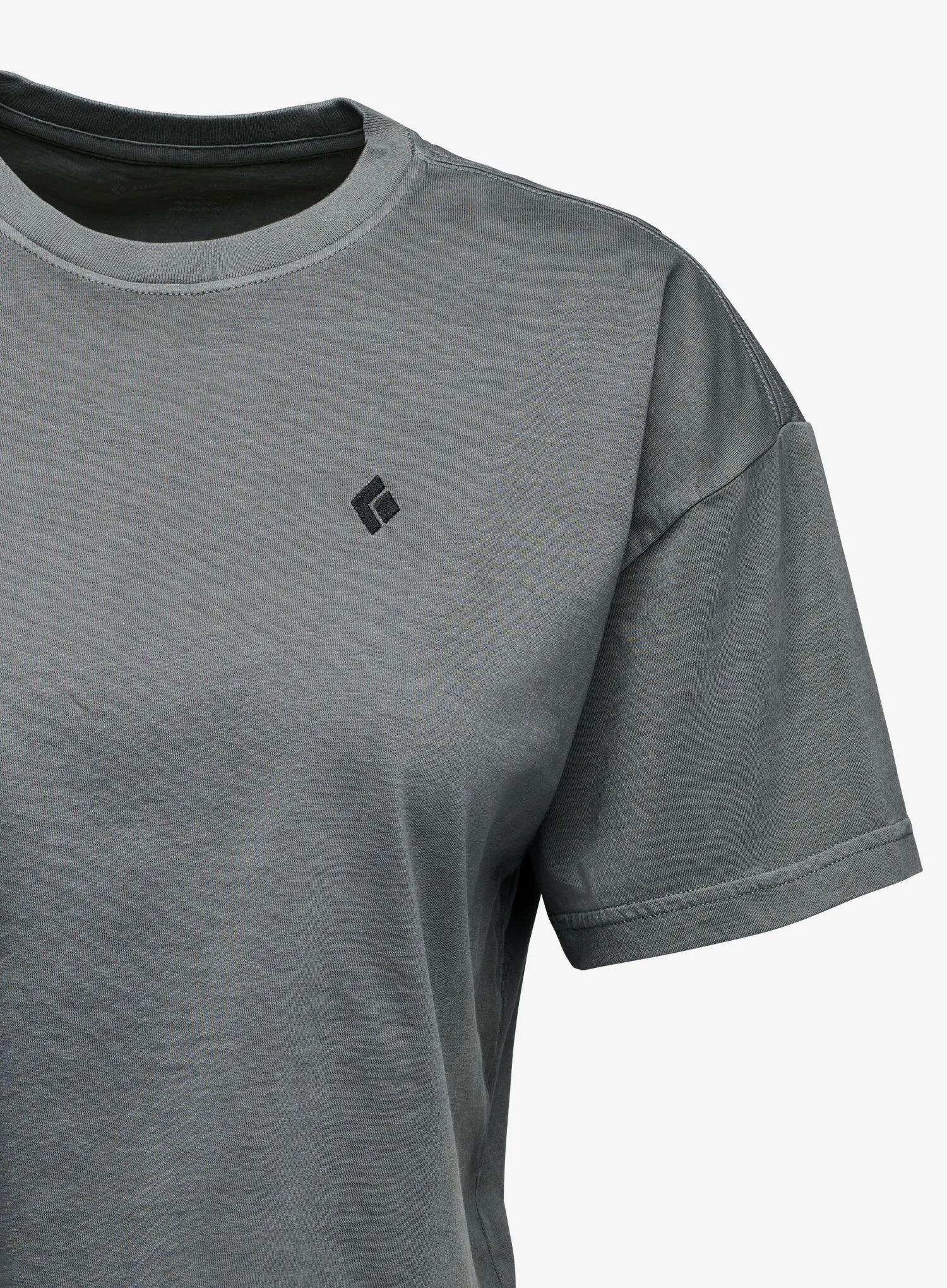 Koszulka bawełniana damska Black Diamond Diamond Crop SS Tee 2/2
