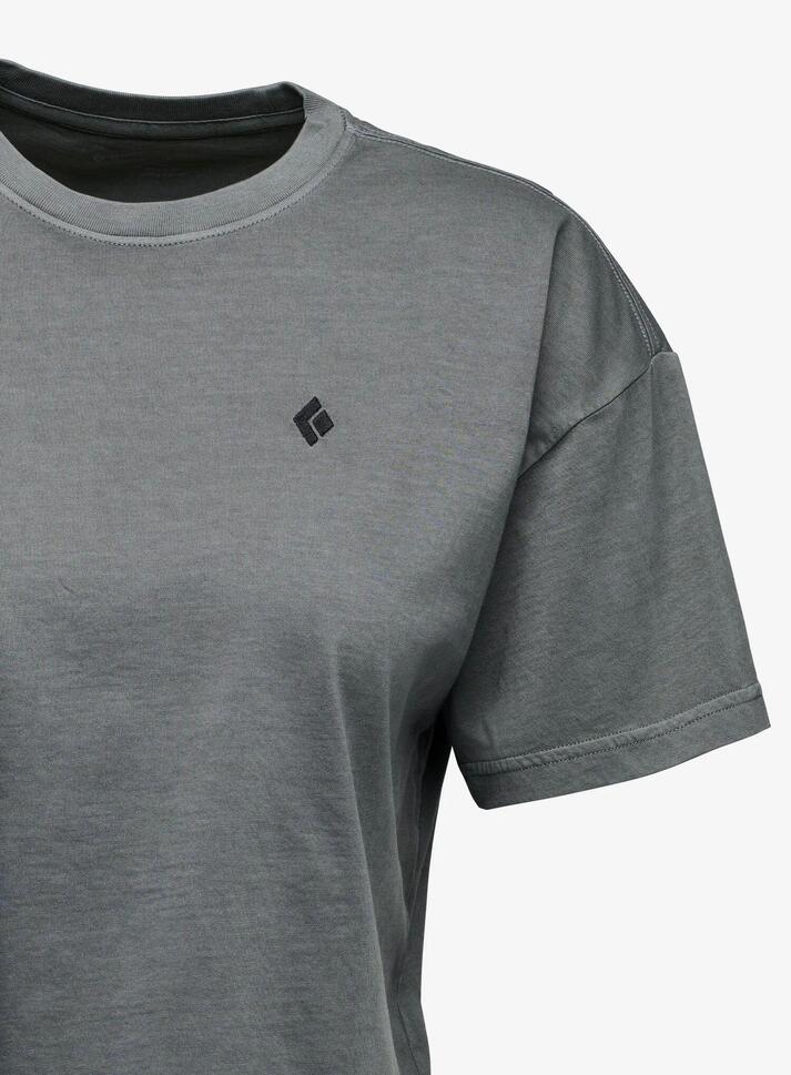 Koszulka bawełniana damska Black Diamond Diamond Crop SS Tee