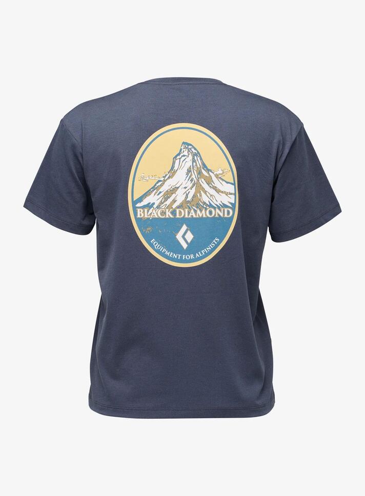 Koszulka bawełniana damska Black Diamond Heritage Badge SS Tee