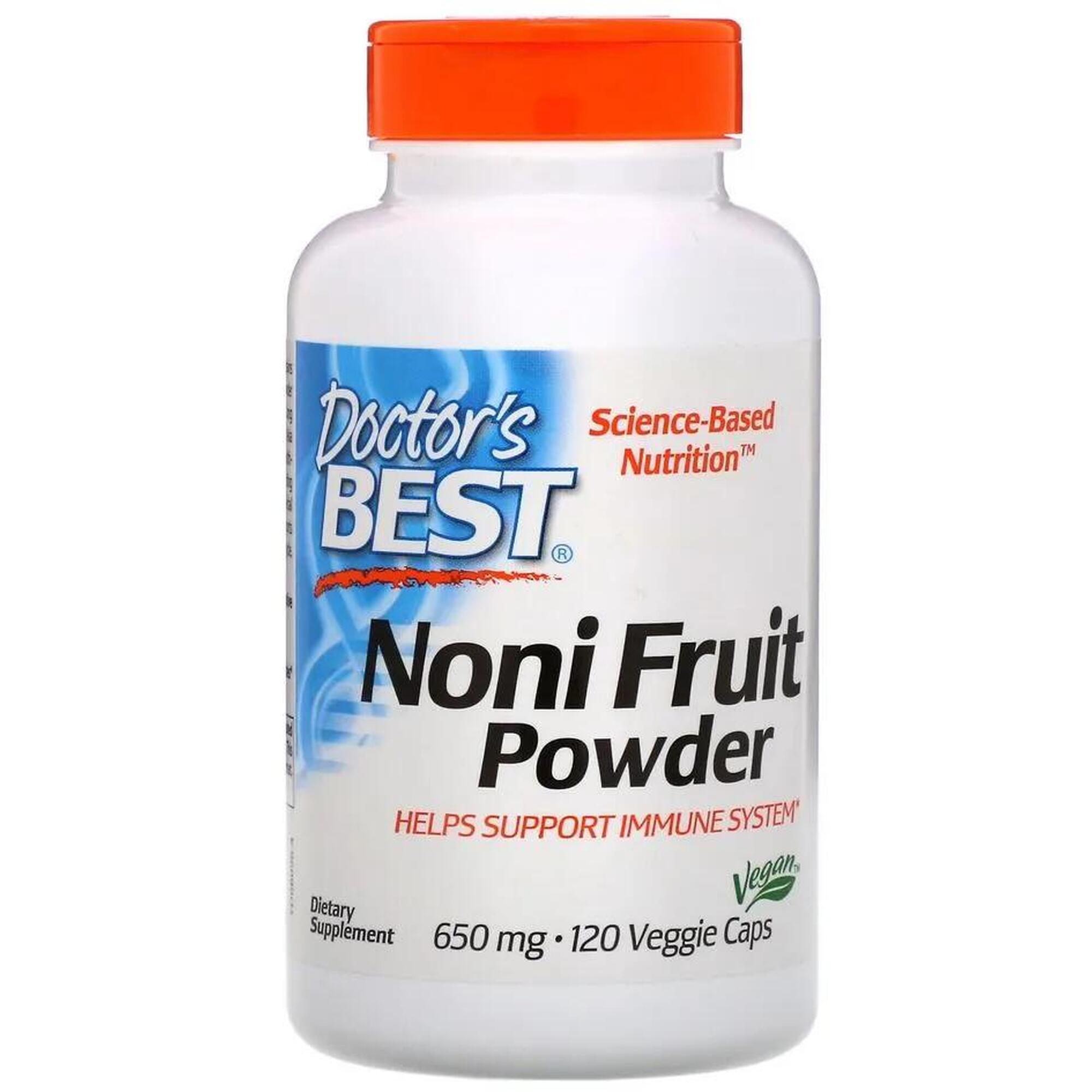 Noni Morwa Indyjska 650mg Doctor's Best 120 vkaps